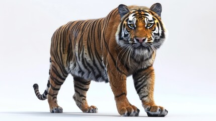 Obraz premium 3d render of tiger, realistic