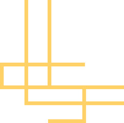 modern border corner