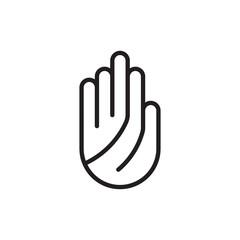 Obraz premium high five logo icon