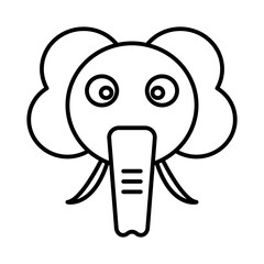 Elephant emoji icon