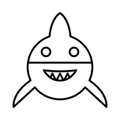 Shark emoji icon