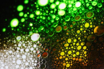 Assortment of sold orbs make an artistic backdrop