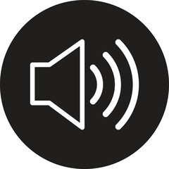 Speaker icon in trendy style . Sound icon . Volume icon vector