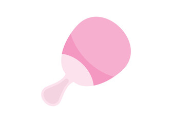 Plastic fan. Simple flat illustration.