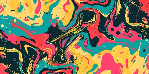 Simple background with some empty areas, fractral, psychedelic comic design