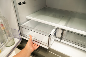 Inside the refrigerator