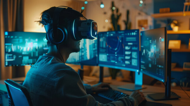 Pixels to Playground: Developer Builds VR Worlds