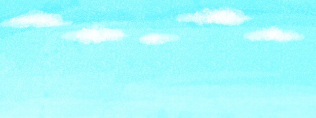 手書き風の空のイラスト