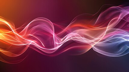 Abstract Waveforms: A modern abstract background with smooth waveforms and gradient colors.