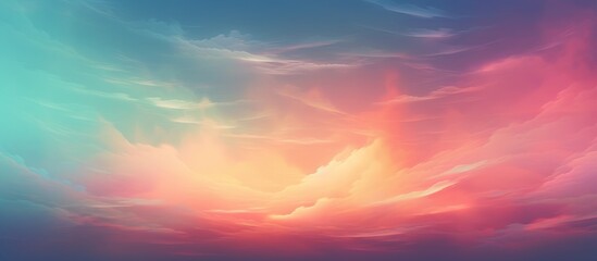 Fototapeta premium Dreamy Cloudscape at Sunset