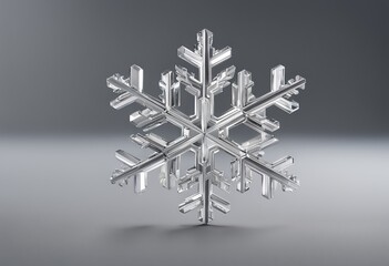 Intricate Snowflake Crystal