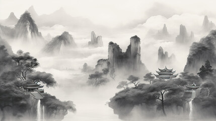 Chinese landscape painting