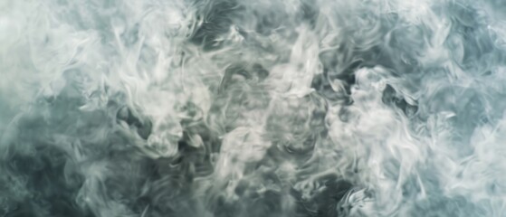 Fototapeta premium Panoramic close-up, high detail scan of smoky haze texture, Generative AI