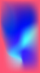 Abstract gradient mesh background in blue, pink, green hues and empty space for design