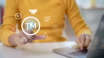 The trademark or TM concept is the brand patent for a business product or commercial activity.