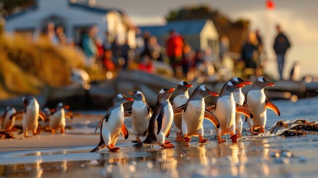 Philip Island, penguin parade.