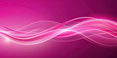 Abstract background with wavy lines in pink colors, render , waves, abstract