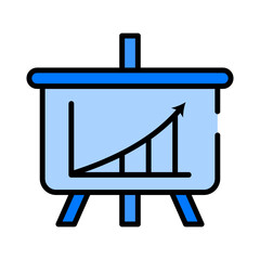 marketing report Blue Filled