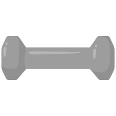 Cartoon Sport Supplies Isolated on White Background. Vector Illustration.