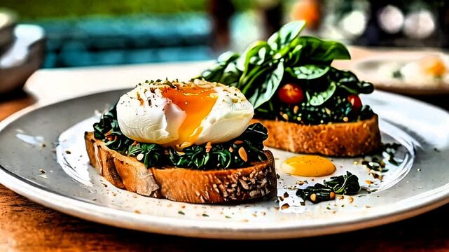 bruscheta with chard