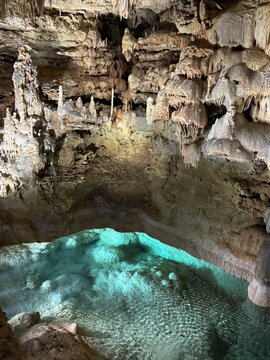 The Natural Arch caverns in San Antonio Texas