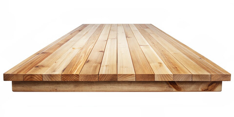 wooden box isolated on white