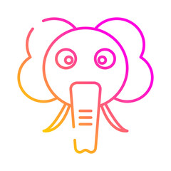 Elephant emoji icon