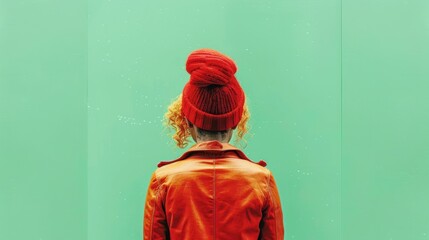 Bright Future Ahead - Embracing Change and Positivity in Isolated Colors with Golden Ratio Composition