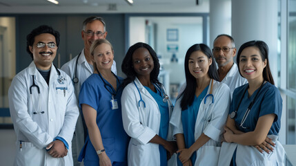 portrait of physicians team
