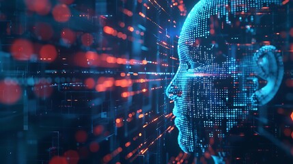 Futuristic Cyborg Portrait