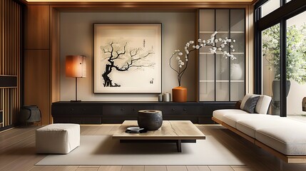 Modern bright interiors Living room