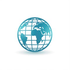 Fototapeta premium Global Connectivity Vector Icon Illustration on White Background