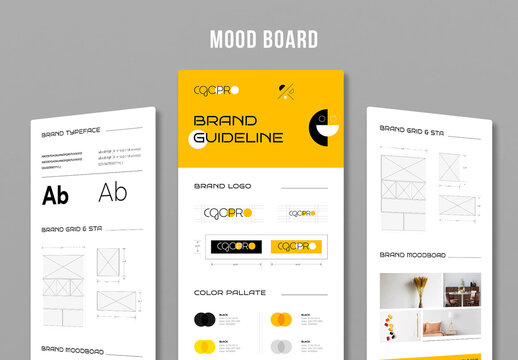 Mood Board Design Template