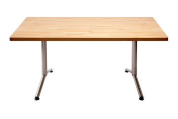 Stylish Cafeteria Table Isolated on Transparent Background