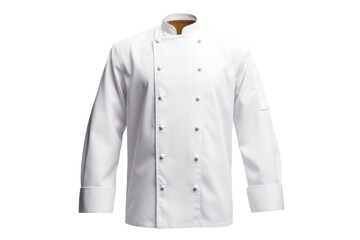 Contemporary Chef Jacket with Ventilated Panels Isolated on Transparent Background
