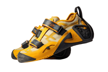 Stylish Climbing Shoes Isolated on Transparent Background