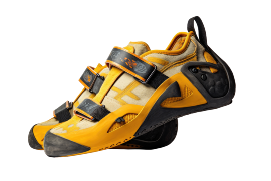 Stylish Climbing Shoes Isolated on Transparent Background
