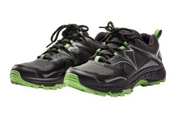 Stylish Cross Training Shoes isolated on transparent background