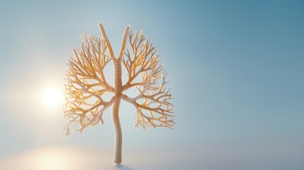 Obraz premium Inner structure and function of the lungs, Lungs, Inner, Structure