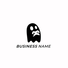 design logo creative ghost gamer