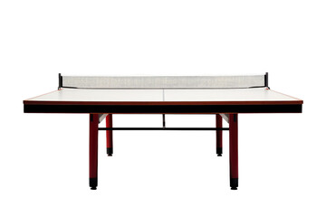 Professional Ping Pong Table with Scoreboard isolated on transparent background