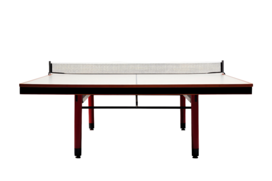 Professional Ping Pong Table with Scoreboard isolated on transparent background