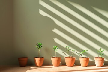 Cheerful Family Gardening on Sunny Balcony Young Boy and Girl Planting Seeds in Pots, Fun DIY Activity in Morning Natural Light