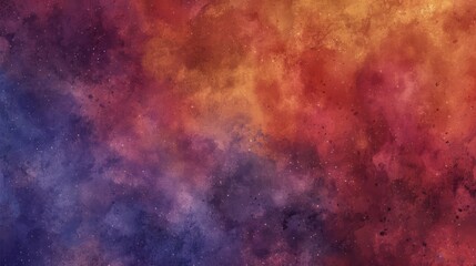Fototapeta premium Vibrant abstract cosmic background with rich hues of purple, red, and orange blending together, ideal for creative designs and artistic projects.