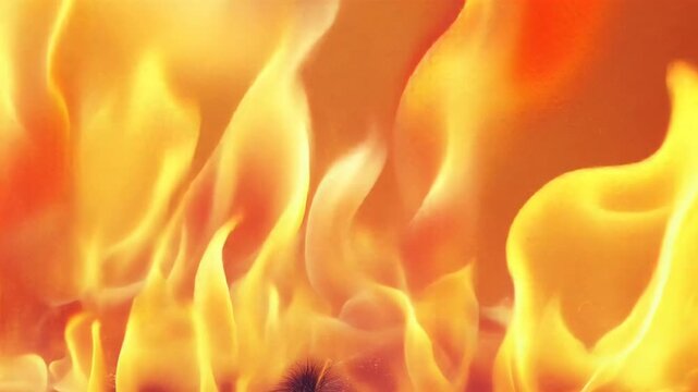 Vibrant Flames Creating an Engaging Display of Fire Dynamics.