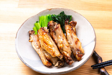 手羽中の塩麹オーブン焼き