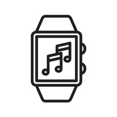 Smart Music Column icon vector image. Suitable for mobile application web application and print media.