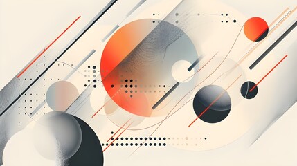 Obraz premium background with circles
