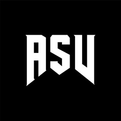 ASV letter logo design for technology company. ASV logo design black and white color combination. ASV logo, ASV vector, ASV design, ASV icon, ASV alphabet. ASV typography logo design.