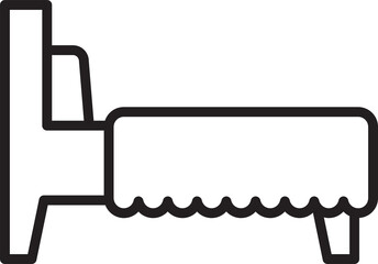 Bed Icon Illustration